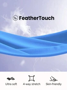 SHEIN Sports Solid Color High Waist Sport Leggings