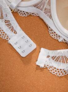 2 件装蕾丝钢圈文胸内衣