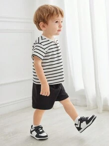 Cozy Pixies Spring/Summer Fashionable Breathable Color-Blocked Comfortable Flat Baby Sneakers For Casual Occasions