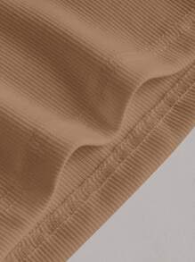 SHEIN EZwear Multicolor Women's Multicolor Knitted Halter Tank Top