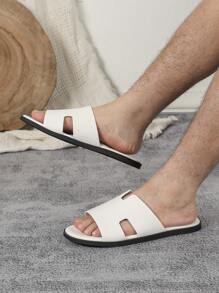 Sandalias Para Hombres, Nuevas Para Primavera Y Verano 2024, Modernas Y Transpirables, Antitranspirantes, Con Suela Suave, Antideslizantes, Resistentes Al Desgaste, Zapatos De Playa, Sandalias Y Chanclas Casuales Para Exteriores - Blanco - Ver 5