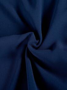 Women's Round Neck Short Sleeve Waisted Ruffle Lace Stitching Solid Color Dress Bridesmaid Dress Lace Stain Bride Bridesmaid Bridal Wedding Cocktail Formal Prom Bachelorette Engagement Sequins