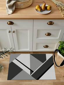 SHEIN Họa tiết Hình học Thảm phòng khách Tấm thảm nhà bếp - Nhiều màu - Xem 6