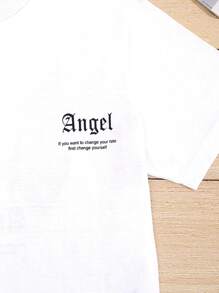RueChic T-Shirts Hommes Casual graphique Slogan