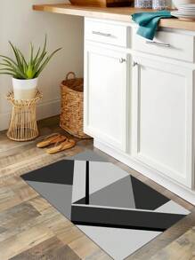 SHEIN Họa tiết Hình học Thảm phòng khách Tấm thảm nhà bếp - Nhiều màu - Xem 7