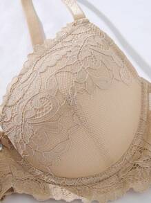 3pcs/Set Lace Underwire Bra With Underwire - Multicolor - View 7