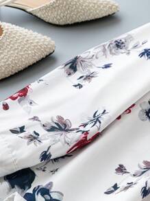 SHEIN LUNE Kích thước lớn Hoa In Tay áo dài Áo sơ mi - Nhiều màu - Xem 4
