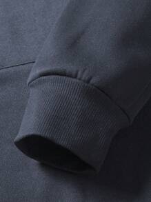 Manfinity LEGND Sweat À Capuche Pour Homme Avec Slogan Et Graphique De Dessin Animé, Poche Kangourou