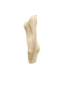 Women's Sexy Stand Collar Nightclub Party Rhinestone Mesh Sheer Dress - Apricot - View 5
