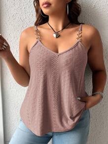 SHEIN Clasi 大尺寸鏈帶背心上衣