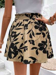 SHEIN Frenchy Women's Floral Print Skirt - Multicolor - View 2