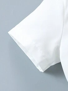 男童車印花蝴蝶結領衫和配長肩帶短褲的紳士服裝 - 彩色 - 查看 5