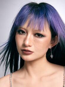 ROMWE Grunge Punk 1 Par De Aretes Con Forma De Calavera (número Aleatorio De Anillos) - Plateado - Ver 4