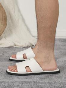 Sandalias Para Hombres, Nuevas Para Primavera Y Verano 2024, Modernas Y Transpirables, Antitranspirantes, Con Suela Suave, Antideslizantes, Resistentes Al Desgaste, Zapatos De Playa, Sandalias Y Chanclas Casuales Para Exteriores - Blanco - Ver 4