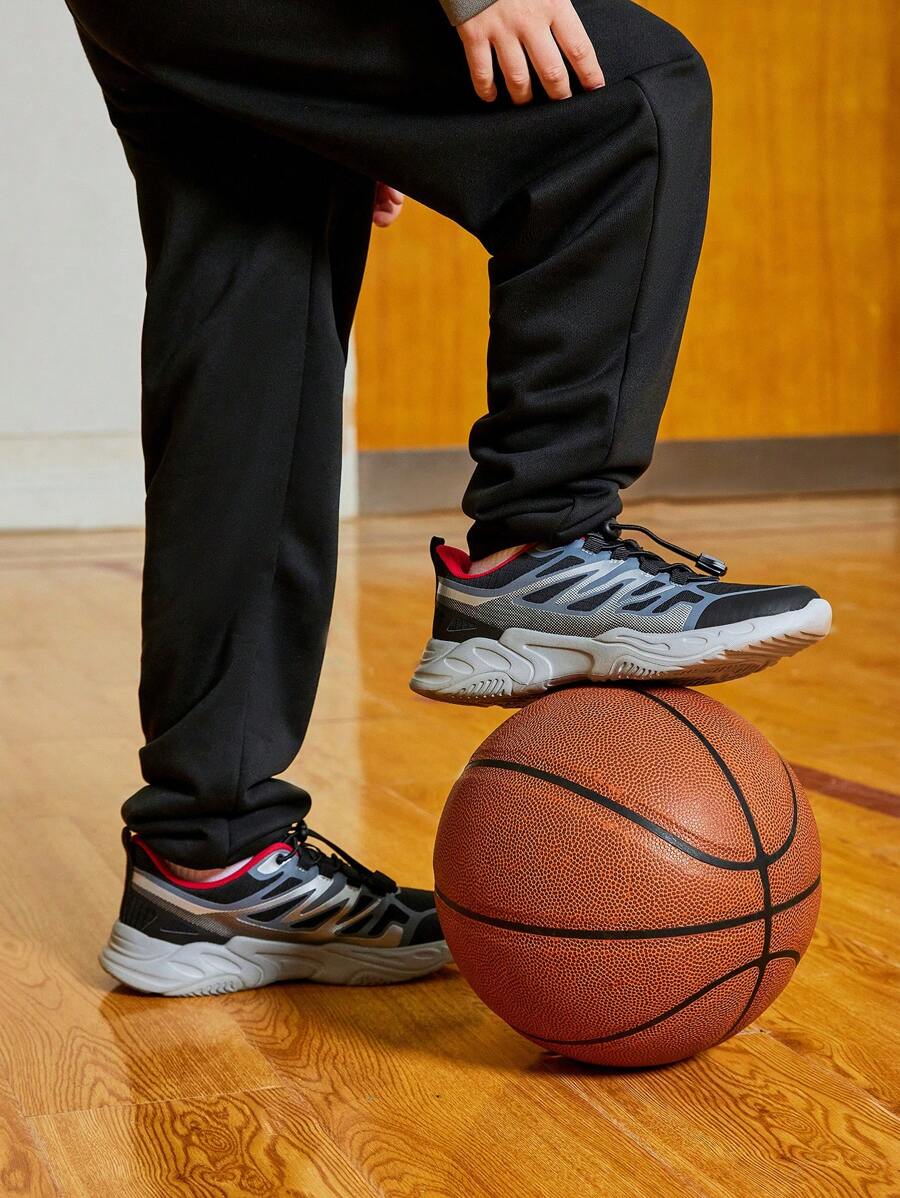 全季節兒童透氣輕量運動鞋 - 黑色 - 查看 1