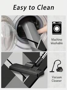 SHEIN Họa tiết Hình học Thảm phòng khách Tấm thảm nhà bếp - Nhiều màu - Xem 4