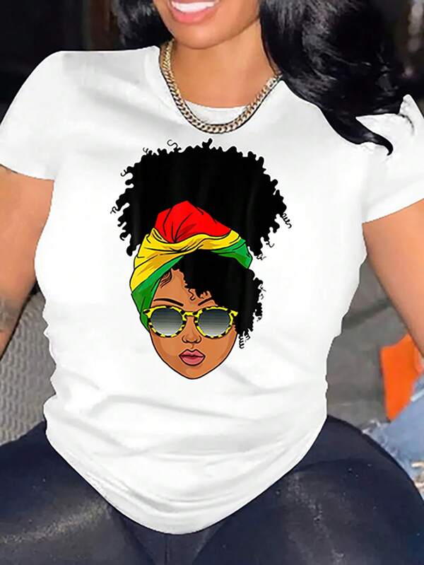 By God Spoiled By My Husband Letter Women Short Sleeve T-Shirt