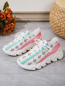 Nuevos Zapatos Deportivos Casuales Para Mujer, Zapatillas Con Suela Suave, Estilo Deportivo, Modelos Explosivos En El Comercio Exterior - Multicolor - Ver 4