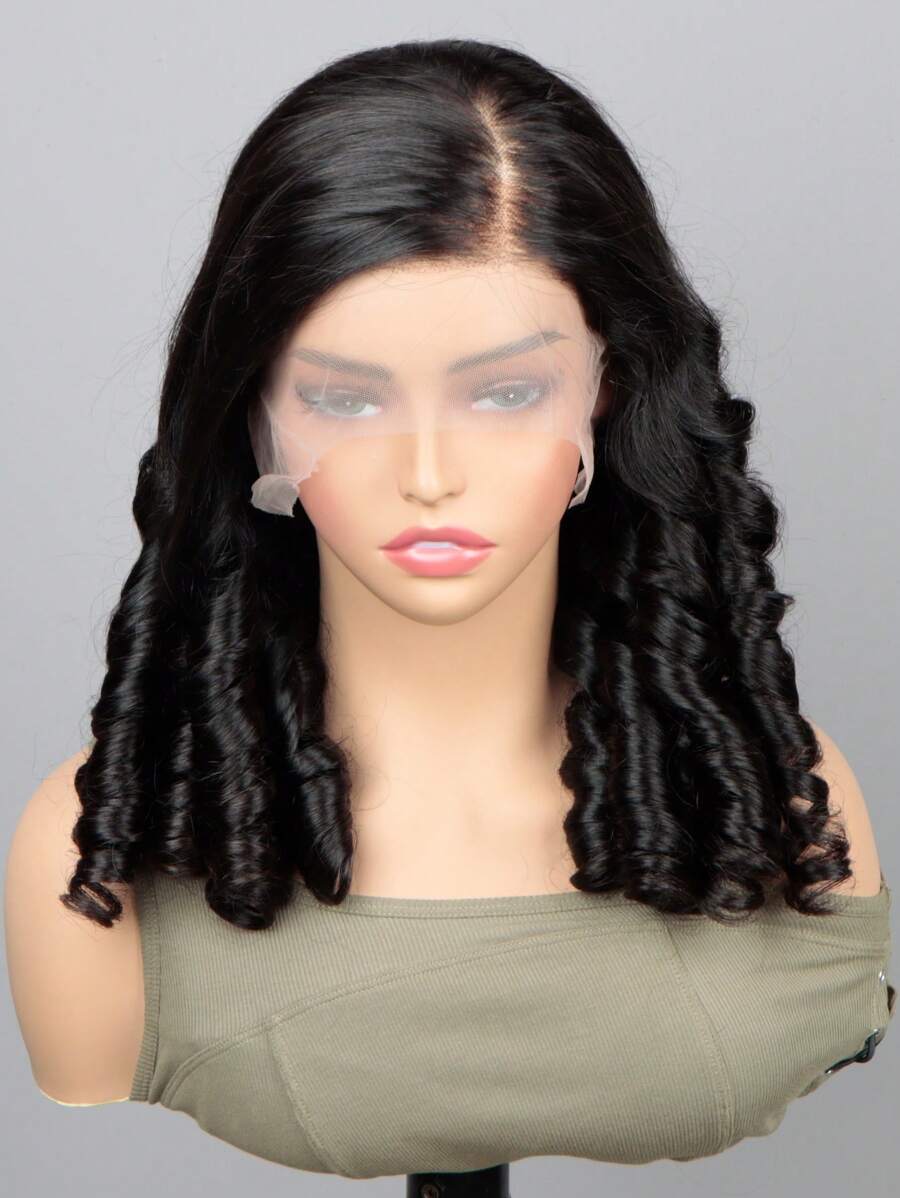 Body Wave Transparent Lace Front Wigs PREMIUM Human Hair 200 Density