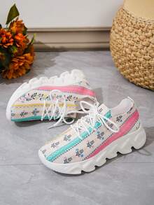 Nuevos Zapatos Deportivos Casuales Para Mujer, Zapatillas Con Suela Suave, Estilo Deportivo, Modelos Explosivos En El Comercio Exterior - Multicolor - Ver 5