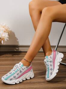 Nuevos Zapatos Deportivos Casuales Para Mujer, Zapatillas Con Suela Suave, Estilo Deportivo, Modelos Explosivos En El Comercio Exterior - Multicolor - Ver 6