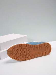 Zapatos Deportivos Informales Para Mujer De Denim Con Cordones, Calzado Para Mujer