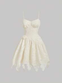 SHEIN MOD 女裝3d花卉裝飾連衣裙