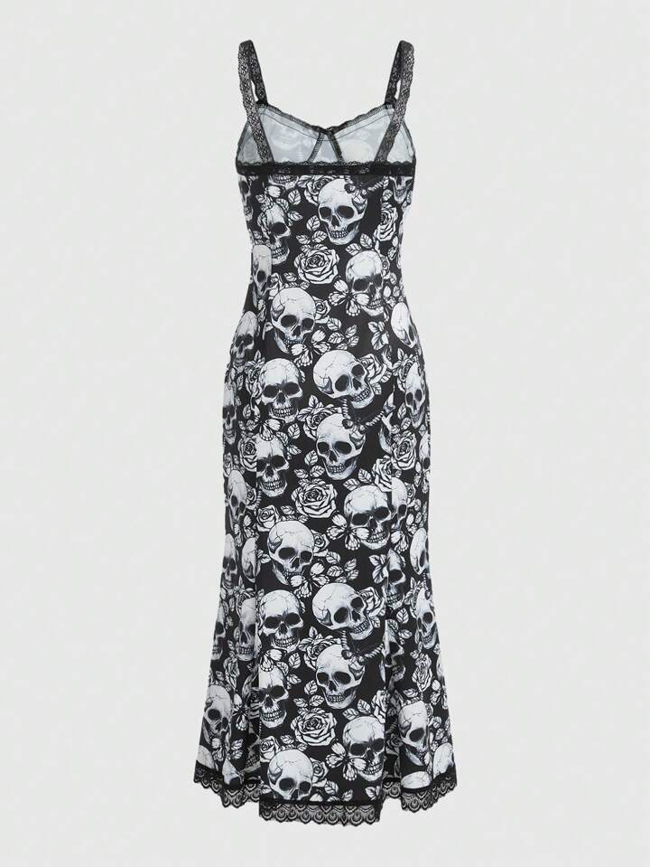 chinese dress ladies Skull Fleur Tutu Dress – Tutu Du Monde US main image 1