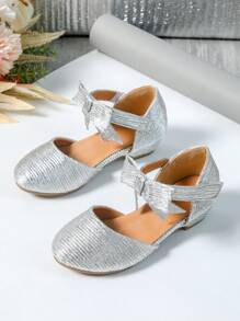 Kids' Silver Flat Shoes - Silver - View 1