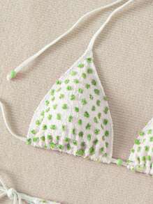 Swim Mod 撞色瑞士圆点比基尼套装 夏季