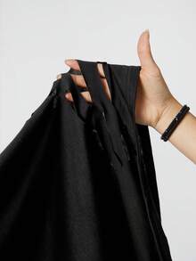 Muchica Zabytkowy Nadruk Orła Zakłopotany Sukienka koszulkowa