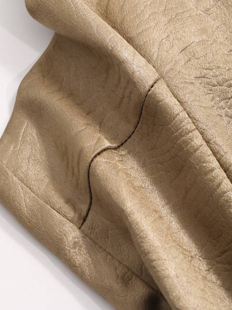 Solid Color Loose Texture Spaghetti Strap Dress,Casual Women Dresses