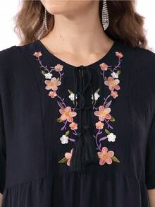 Ramadan Print Arabian Women Elegant Jalabia Dress, Traditional, Spring/Summer 2025