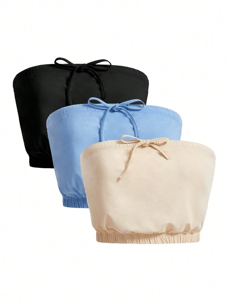 Ladies' Loose Fit Strapless Top