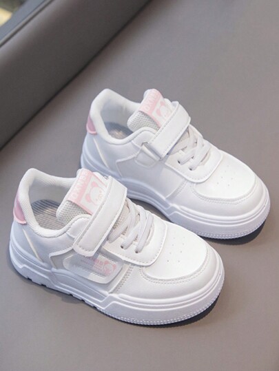 Mädchenturnschuhe Frühling/herbst Neue Kinderschuhe, Leichte Und Legere Lederschuhe Für Jungen, Klettverschluss-laufschuhe Für Kinder Mit Weicher Sohle