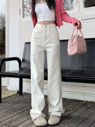 White Pants | ファッション White Pants | SHEIN JAPAN