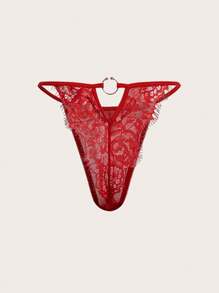 Classic Sexy Set de lencería con encaje floral con aro con liga con 1 par medias