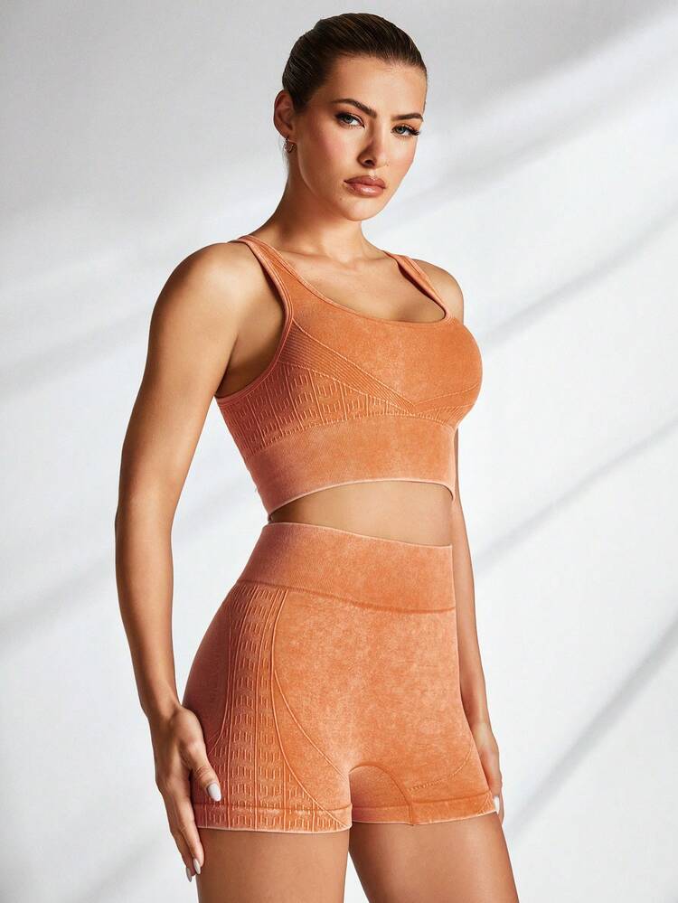 Sports Yoga Basic  Seamless  With  TANK TOP AND LEGGING SET