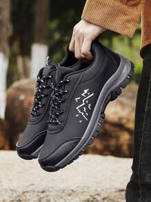 Nhẹ Lace-up Giày lêu lổng Đối với Ngoài trời Du lịch bằng cách đi bộ Và Đi dạo - màu đen - Xem 3