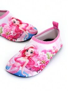 女童水鞋，搭配轻质地板袜和软底赤脚室内运动鞋 - 专为精力充沛的孩子定制。 - 彩色 - 查看 4