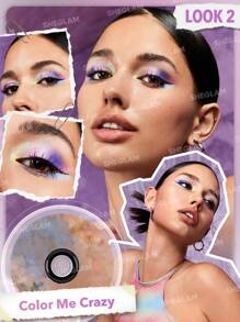 SHEGLAM Vinyl Pop Color Palette Set Brand Beauty Makeup Face Paint Cosmetic For Women Girls Perfect For Fall Winter Ideal For Y2K Fancy Fashion Suitable For Birthday Christmas Present Party Ready Best Color