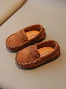 Infant Comfortable & Lightweight Slip-On Shoes, Fashionable For Baby Boys - Brown - View 1