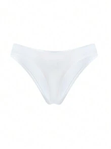 Ocili Ocili Leisure Solid High Stretch Seamless Microfiber Sexy Thong Bridallingerie