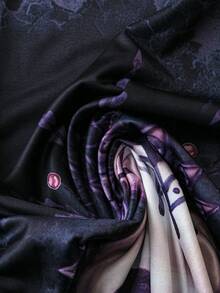 PUNK Kích thước lớn Sọ & Hoa In Váy không tay - Nhiều màu - Xem 5