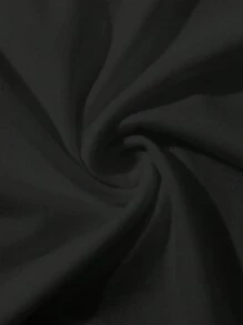 INAWLY 大尺碼表情符號印花圓領 T 卹 - 黑色 - 查看 7