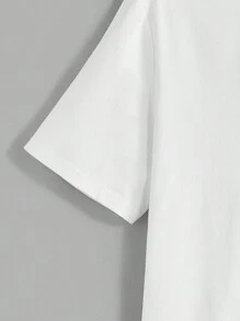 Manfinity BRENVOR 3件装夏季男士纯色休闲短袖T恤 - 藕粉色 - 查看 6