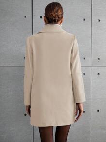 EMERY ROSE 女式缺口领单排扣大衣