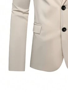 Calvornis Nam Ngực đơn Làm Việc  Bộ đồ - Màu be - Xem 4