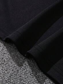 Manfinity Homme Men's Cherry Pattern Tank Top, Men's Cherry Shirt, Men Sleeveless Tank - Black - View 3