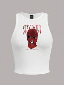 Slaydiva Basic Crew Neck Tight Fit Tank Top For Women, Suitable For Summer - White - View 2